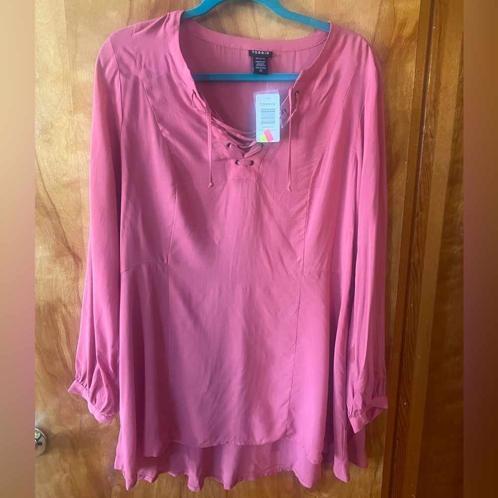 Torrid long blouse size 00  (12) new with tag